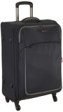 Echolac D-Light Medium Black Soft Sided Check-In Suitcase Trolley 65cm (CT488A)