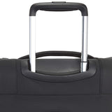 Echolac Ride Medium Black Soft Sided Cabin Suitcase Trolley 58cm (CT567)
