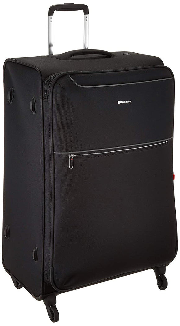 Echolac Ride X-Large Black Soft Sided Check-In Suitcase Trolley 82cm (CT567)