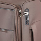 Echolac Ride Medium Brown Soft Sided Cabin Suitcase Trolley 58cm (CT567)