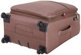 Echolac Ride X-Large Brown Soft Sided Check-In Suitcase Trolley 82cm (CT567)