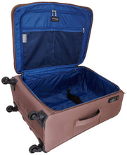 Echolac Ride X-Large Brown Soft Sided Check-In Suitcase Trolley 82cm (CT567)