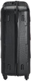 Echolac David Medium Black Hard Sided Check-In Suitcase Trolley 69cm (PC066)