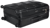 Echolac David Medium Black Hard Sided Check-In Suitcase Trolley 69cm (PC066)