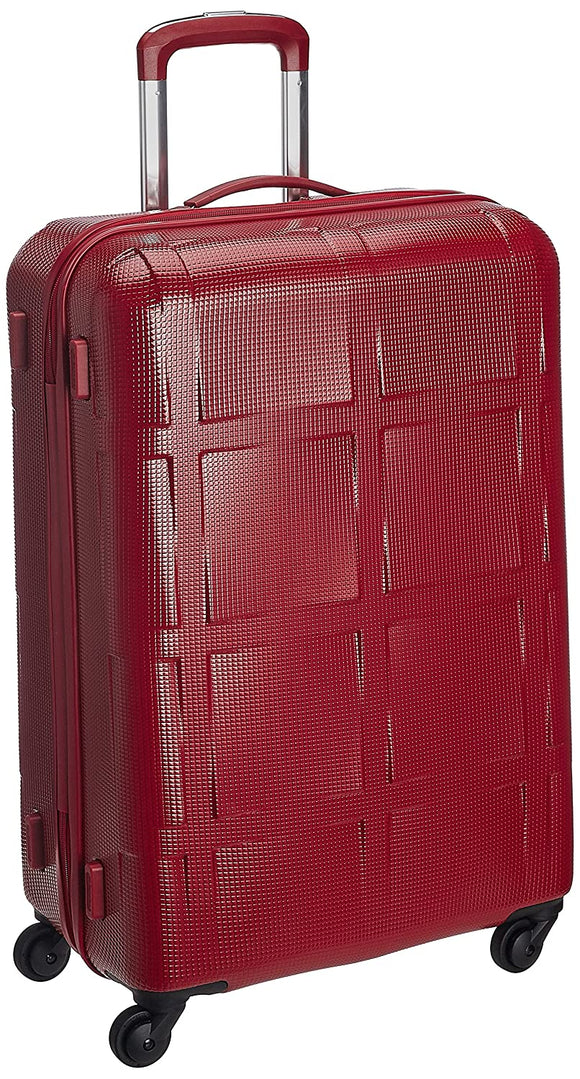Echolac David Large Red Hard Sided Check-In Suitcase Trolley 78cm (PC066)