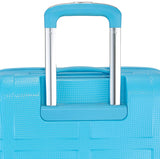 Echolac David Medium Blue Hard Sided Check- In Suitcase Trolley 69cm (PC066)