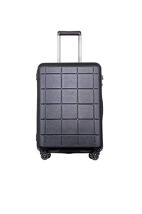 Echolac Square Plus X-Large Black Hard Sided Check-In Suitcase Trolley 78cm (PC061)