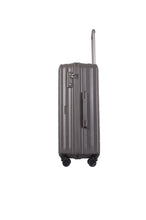 Echolac Square Plus Large Grey Hard Sided Check-In Suitcase Trolley 69cm (PC061)