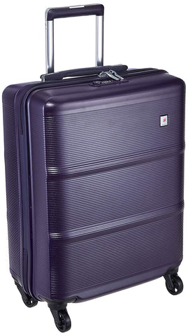 Echolac Colette Medium Purple Hard Sided Cabin Suitcase Trolley 55cm (PC094)