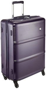 Echolac Colette Large Purple Hard Sided Check-In Suitcase Trolley 66cm (PC094)