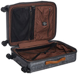 Echolac Trimax Medium Grey Soft Sided Cabin Suitcase Trolley 55cm (PC095)