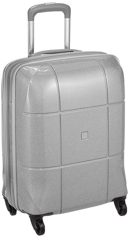 Echolac Atlas Medium Silver Hard Sided Cabin Trolley 56cm (PC080SP)