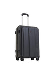 Echolac Booster Large Black Hard Sided Check-In Suitcase Trolley 75cm (PC091)