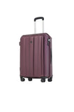 Echolac Booster Medium Burgandy Hard Sided Check-In Suitcase Trolley 66cm (PC091)