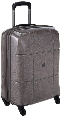 Echolac Atlas Medium Brown Hard Sided Cabin Suitcase Trolley 56cm (PC080SP)