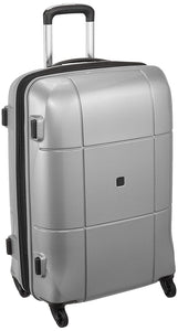 Echolac Atlas Large Silver Hard Sided Check-In Trolley Suitcase Trolley 69cm (PC080S)