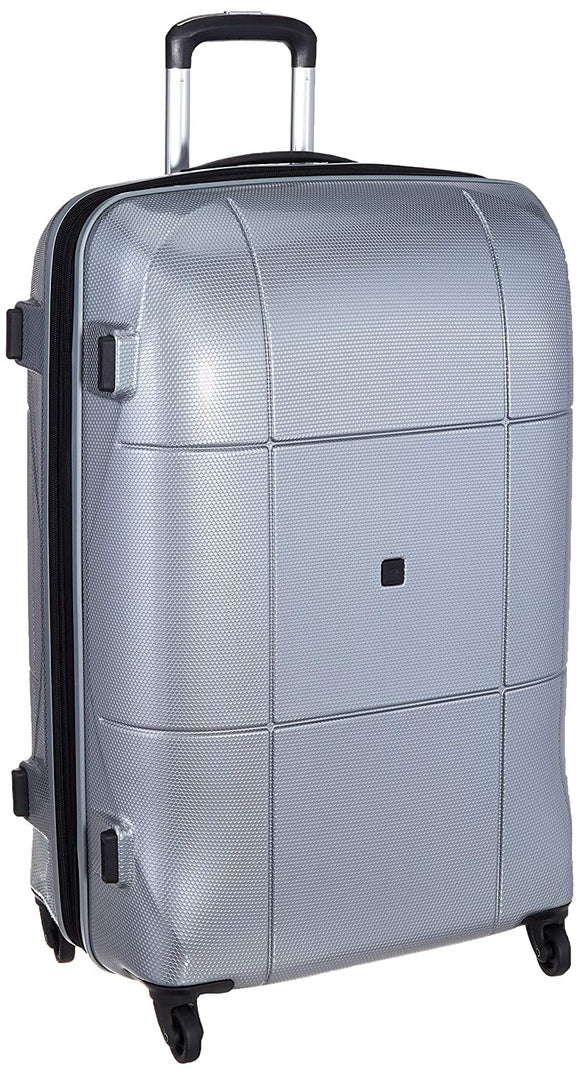 Echolac Atlas X-Large Silver Hard Sided Check-In Suitcase Trolley 78cm (PC080S)