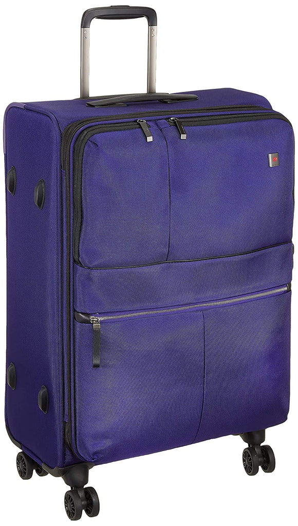 Echolac Relaxation Medium Purple Soft Sided Check-In Suitcase Trolley 68cm (CT714A)