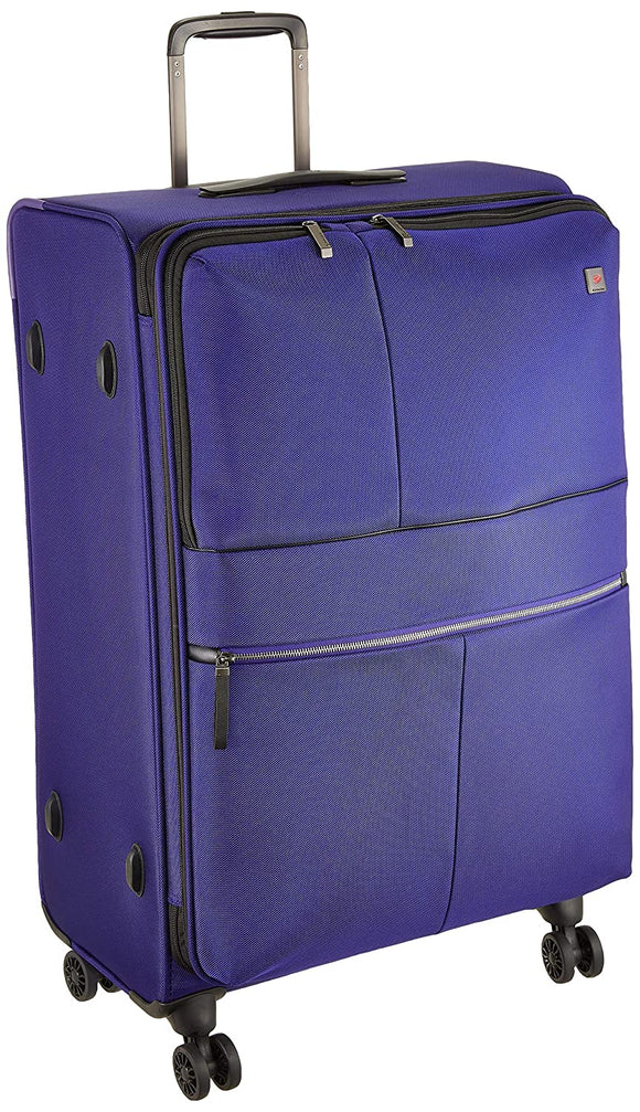 Echolac Relaxation Large Purple Soft Sided Check-In Suitcase Trolley 78cm (CT714A)