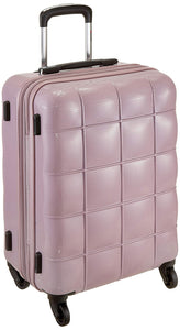 Echolac Square Medium Pink Hard Sided Cabin Suitcase Trolley 55cm (PC005)