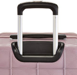 Echolac Square Medium Pink Hard Sided Cabin Suitcase Trolley 55cm (PC005)