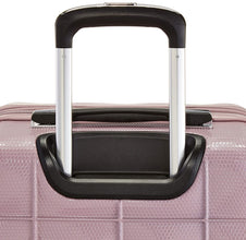 Echolac Square Medium Pink Hard Sided Cabin Suitcase Trolley 55cm (PC005)