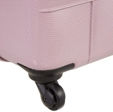 Echolac Square X-Large Pink Hard Sided Check-In Suitcase Trolley 78cm (PC005)