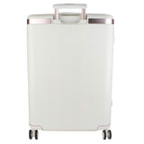 Echolac Dynasty X-Large Ivory White Hard Sided Check-In Suitcase Trolley 78cm (PC142)