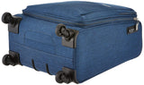 Echolac Gemini Medium Navy Blue Soft Sided Cabin Suitcase Trolley 58cm (CT807)