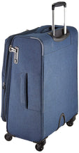 Echolac Gemini Large Navy Blue Soft Sided Check-In Suitcase Trolley 68cm (CT807)