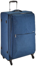 Echolac Gemini X-Large Navy Blue Soft Sided Check-In Suitcase Trolley 78cm (CT807)