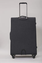 Echolac Gemini Large Dark Grey Soft Sided Check-In Suitcase Trolley 68cm (CT807)