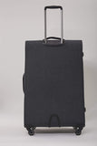 Echolac Gemini X-Large Dark Grey Soft Sided Check-In Suitcase Trolley 78cm (CT807)