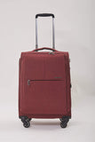 Echolac Gemini Large Burgundy Soft Sided Check-In Suitcase Trolley 68cm (CT807)