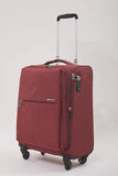 Echolac Gemini Large Burgundy Soft Sided Check-In Suitcase Trolley 68cm (CT807)