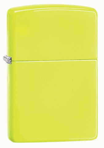 Zippo Classic Neon Yellow Pocket Lighter