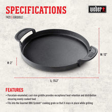 WEBER GBS GRIDDLE