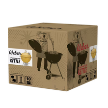 Weber 70th Anniversary Edition Kettle Charcoal Grill 57cm Hot Rod Yellow