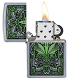 Zippo Cypress Hill Street Chrome Pocket Lighter - Bhawar Store
