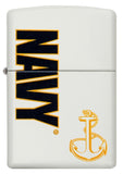 Zippo US Navy White Matte Pocket Lighter