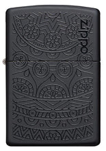 Zippo Tone on Tone Design Black Matte Pocket Lighter - Bhawar Store