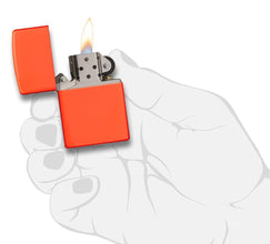 Zippo Neon Orange Pocket Lighter