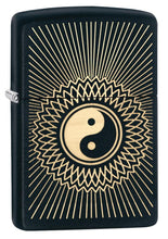 Zippo Yin Yang 2 Black Matte Pocket Lighter