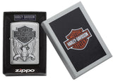 Zippo Harley-Davidson Eagle/Logo Emblem Lighter Pocket Lighter