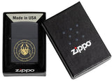 Zippo Cancer Zodiac Sign Black Matte Pocket Lighter