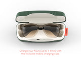FAUNA Spiro Transparent Brown - unisex designer audio sunglasses with speakers