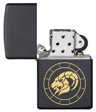 Zippo Capricorn Zodiac Sign Black Matte Pocket Lighter