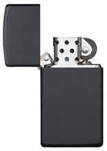 Zippo Slim Black Matte Pocket Lighter