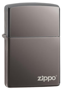 Zippo Black Ice Pocket Lighter with Zippo Logo