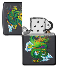 Zippo Black Matte Dragon Pocket Lighter